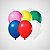 100 Bexigas Balão colorido decoração festa mais cor sortidos - Imagem 1