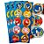 60 Adesivos Sonic redondo decoração festa aniversário - Imagem 1