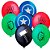 50 Bexigas Balão VIngador N11 Decoração festa Herois mais cor - Imagem 1