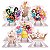 Kit festa Princesas Disney Decoração Painel GG + 6 Display - Imagem 5