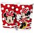 Kit Festa Minnie decoração Aniversár 50 forminhas + 12 Copos - Imagem 5