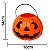 Decoração Halloween Festa Balde Abobora Grande 18x14cm - Imagem 6