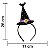 Tiara Decoração Halloween Festa Chapeu de Bruxa 3d - Imagem 3