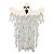 Enfeite Pend Tnt Decoração Halloween Horripilante - Fantasma - Imagem 1