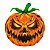 Painel Decoração Halloween Festa Horripilante - Abobora 32cm - Imagem 2