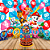KIT Festa Patrulha canina decoraçã Topo Painel Balão Display - Imagem 2