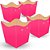 8 Cachepot Papel Decoração Festa Rosa mais cor - Imagem 1