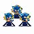 Kit festa Decoração Sonic Painel GG + 6 Display + vela n5 - Imagem 2