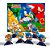 Kit Festa Sonic Decoração anivers Painel GIGANTE + 6 Display - Imagem 3
