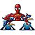 Kit Festa Homem Aranha Decoração Faixa + 6 Display de mesa - Imagem 2
