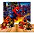 Kit Festa Homem Aranha Decoração Painel GIGANTE + 6 Display - Imagem 1