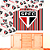 Kit Festa Decoração São Paulo Fc Painel Gigante + 25 Balões - Imagem 2