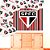 Kit Festa Decoração São Paulo Fc Painel Gigante + 25 Balões - Imagem 1