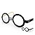Decoração Óculos Harry Potter Festa aniversário 9 unidades - Imagem 3