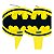 Vela plana BATMAN GEEK Decoração festa - Imagem 2