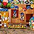Centro mesa EVA Parabéns Festa Sonic Decoração em pé 68cm - Imagem 4