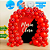 Kit Festa Ladybug Decoração Arco Descontruído 75 Balão +fita - Imagem 1