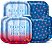 Pratos Grande 18cm SNOWFLAKES Decoração Frozen festa 8und - Imagem 1