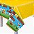 Toalha de Mesa Principal Decoração Super Mario festa 1,18m - Imagem 1