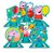 Kit festa completo 107pçs decoração Peppa pig aniversário - Imagem 9