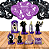 Kit festa completo 58 itens Decoração Wandinha aniversário - Imagem 3