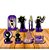 Kit festa completo 58 itens Decoração Wandinha aniversário - Imagem 12