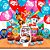 Kit festa 133 itens completos Decoração Patrulha Canina 5Ano - Imagem 1