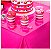 TOALHA DE MESA METALIZADA PARA FESTA ROSA 1,37x1,83m - Imagem 5