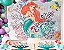 Painel Gigante Decoração Ariel Festa Aniversário 1,40m - Imagem 1
