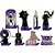 Kit festa completo 33 itens Decoração Wandinha aniversário - Imagem 5
