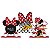 Kit festa completo 107pçs decoração Minnie Mouse aniversário - Imagem 5