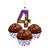 Kit Festa Masha E O Urso Decoração Forminhas + Vela N4 - Imagem 1