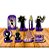 8 Display de mesa Decoração Wandinha festa aniversário - Imagem 1