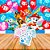 Kit festa Patrulha Canina 50 Guardanapos+Balão+Painel 1,03M - Imagem 1