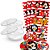 Kit decoração Mickey Festa 30 adesivos + 20 Latinhas - Imagem 1