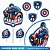 Kit festa Capitão América Decoração 39pçs aniversário em EVA - Imagem 2
