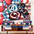 Kit festa Capitão América Decoração 39pçs aniversário em EVA - Imagem 9