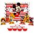 Kit festa completo 107 pçs decoração Mickey Mouse Festa - Imagem 3