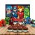 Kit festa completo 107 pçs decoração Vingadores Festa Aniver - Imagem 1