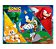 Painel GIGANTE Decoração Sonic festa COR MAIS VIVA 100x78cm - Imagem 1