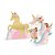 4 Display de mesa Decoração Unicornio completa cor mais viva - Imagem 3
