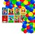 Kit Festa Super Mario decoração anive 8 Placas +200 bexigas - Imagem 1