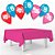 Kit festa Patrulha Canina Decoração Toalha Rosa + 25 balões - Imagem 1