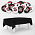 Kit festa Corinthians Decoração Toalha Preta + 25 balões n9 - Imagem 2