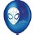 Kit festa Homem Aranha Decora Toalha Azul +25 balões +Painel - Imagem 10