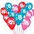 Kit festa Patrulha Canina Toalha Rosa +25 balões +Painel - Imagem 10