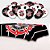 Kit festa Corinthians Decor Toalha de Mesa 1,40m +25 balões - Imagem 1