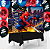 Kit festa Homem Aranha Toalha 2,74m Preta +25 balões +Painel - Imagem 2