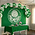 Kit Festa Palmeiras Decora Toalha Verde + 20 Baloes + Painel - Imagem 1