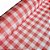 Toalha decoração xadrez vermelho para Festas e Piquenique 1X1,40 - Imagem 3